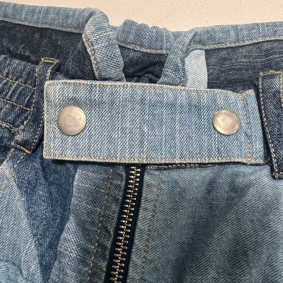 Sea NY Sea New York Diego Patchwork Denim Paperbag Shorts Size 6 - Picture 8 of 16